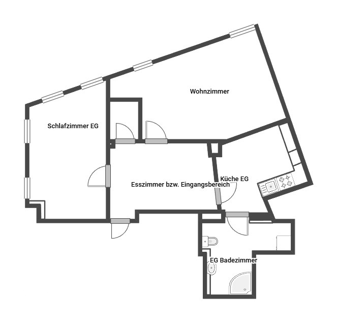 Mietswohnung EG Altbau